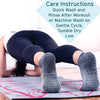Allegro Toeless Non-Slip Grip Socks - Yoga, Barre, Pilates, Home & Leisure - 1 Pair, Black