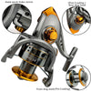 Fishing Reel Spinning 1000 7000 Series Metal Spool Spinning Wheel for Sea Fishing Carp