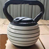 Adjustable weight kettlebell