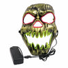 Scary face LED glow mask