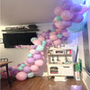 Macaron Balloons Garland Arch Rose Gold