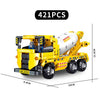 Engineering Bulldozer Crane Dump Truck Technical Building Blocks For Children