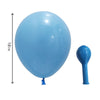 Macaron Balloon Blue Metal Silver Balloon