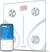 Smart Scale for Body Weight, Digital Bathroom Scale BMI Weighing Bluetooth Body Fat Scale, Body Composition Monitor Health Analyzer with Smartphone App, 400 Lbs - Black