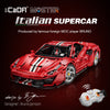 Italian Super Racing Car Vehicle Master Model - Building Block Brocks Car Toy Set