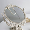 Nordic Silver Plastic Vintage Decorative Small Round Mirror