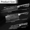 Stainless Steel Utility Cleaver Chef Knife Cooking Tool Set