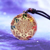 Luminous Orgonite Pendant Chakra Healing Energy Necklace