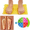 Foot Massage Mat Acupressure Mat Foot Reflexology Walking Toe Plate Massage Pad Bathroom Mat Yoga Mat Anti-Slip Mat Outdoor Game 2 PCS (Green)