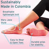 Allegro Toeless Non-Slip Grip Socks - Yoga, Barre, Pilates, Home & Leisure - 1 Pair, Black