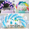Table Balloon Arch Kit, Black Balloon Arch Stand Balloon Arch Frame for Different Size Tables Balloon Garland Decorations of Birthday Party Wedding Baby Shower Christmas and Festival Decoration