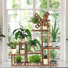 Wood Plant Stand Rack for Indoor or Outdoor Plants,Multi Tier Flower Stands for Living Room Patio Garden Porch Balcony Office