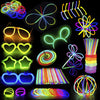448 Glow Sticks Bulk; 200 Glowsticks 8" Light up in 7 Colors Glow in the Dark Necklaces, Bracelets for Halloween Visible, Movie Night Party Supplies, School Classroom Hangout