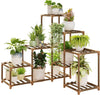 Plant Stand Indoor Plant Stands Wood Outdoor Tiered Plant Shelf for Multiple Plants 3 Tiers 7 Potted Ladder Plant Holder Table Plant Pot Stand for Window Garden Balcony Living Room Gifts for Christmas
