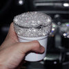 Crystal Rhinestones Car Ashtray Portable Cup