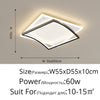 Square Simple LED Chandelier
