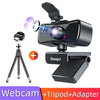 C3 1080P Webcam 2K Full HD Web Camera For PC Computer Laptop With Microphone