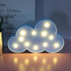 Lovely Cloud Star Moon LED 3D Night Light For Baby Bedroom