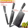 Stainless Steel Utility Cleaver Chef Knife Cooking Tool Set